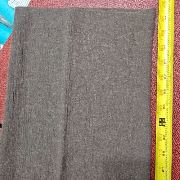 J. Jill Brown Wide-Leg Pants L Hemp/Silk/Organic Cotton Blend Stretch Drawstring - Picture 8 of 10